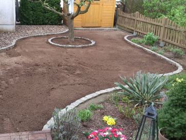 Vorbereitung Pflanzfläche Vorbereitung Pflanzfläche