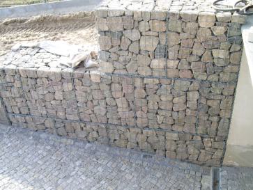 Gabionenmauer Gabionenmauer