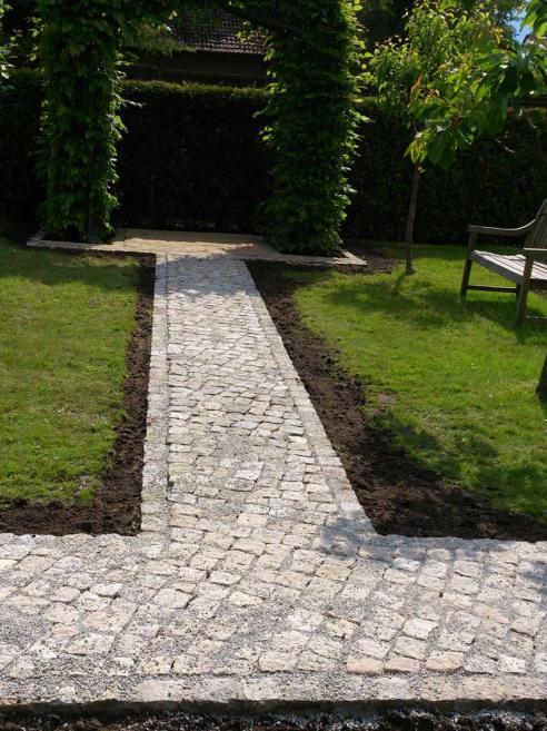 Granitpflasterweg Granitpflasterweg
